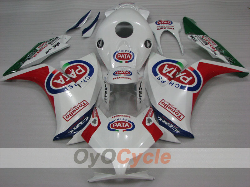 Injection Fairing kit for 12-16 CBR1000RR - Red, White - PATA #OYO87903315 Secondary image