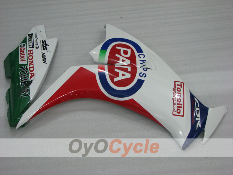 Injection Fairing kit for 12-16 CBR1000RR - Red, White - PATA #OYO87903315