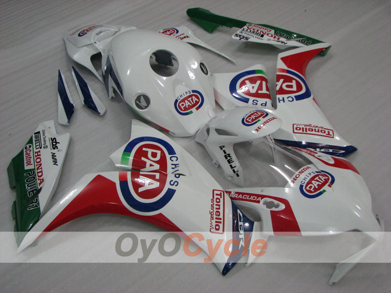 Injection Fairing kit for 12-16 CBR1000RR - Red, White - PATA #OYO87903315