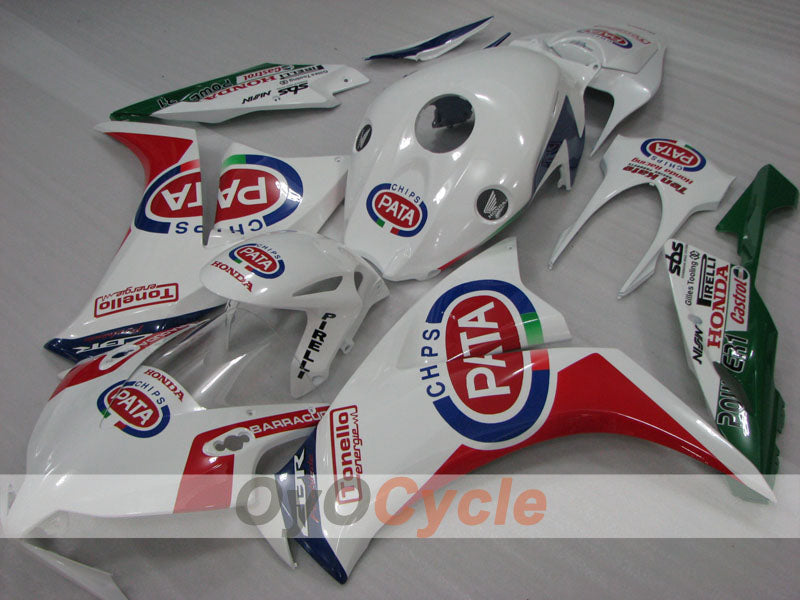 Injection Fairing kit for 12-16 CBR1000RR - Red, White - PATA #OYO87903315