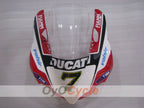 Injection Fairing kit for 11-14 Ducati 1199 - Red, White - FIAMM #OYO87903390
