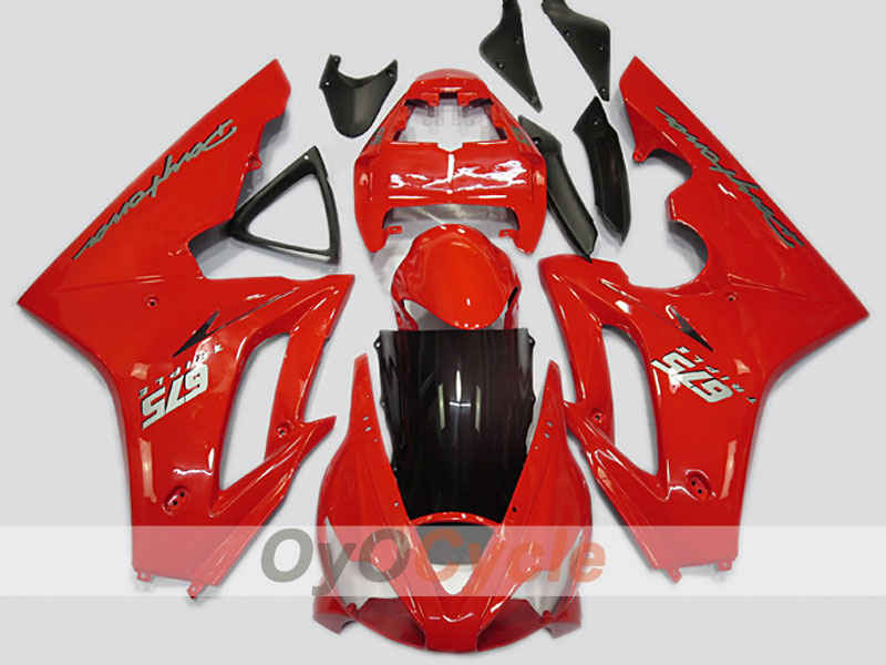 Injection Fairing kit for 06-08 Triumph Daytona 675 - Red - Factory Style #OYO87904566 Main image