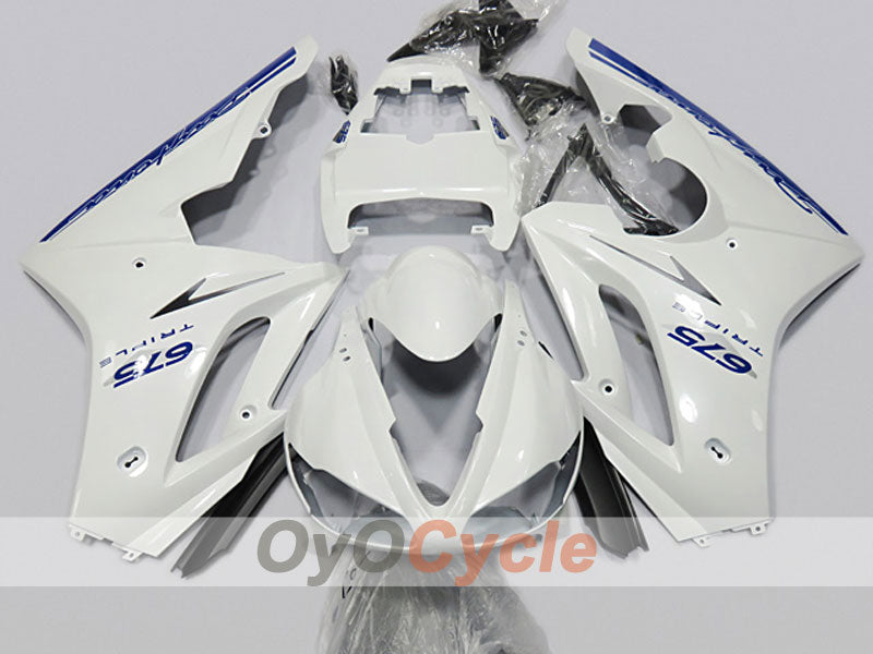 Injection Fairing kit for 09-12 Triumph Daytona 675 - White - Factory Style #OYO87904574