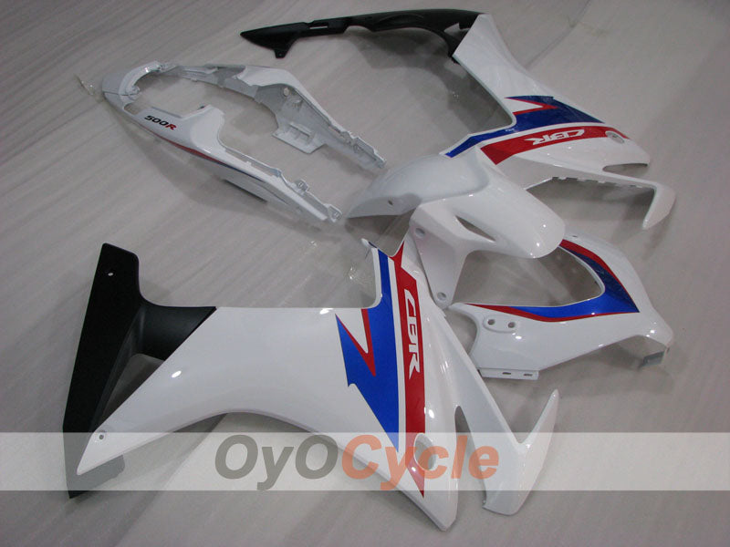 Injection Fairing kit for 13-15 CBR500R - Blue, White - Factory Style #OYO87904580