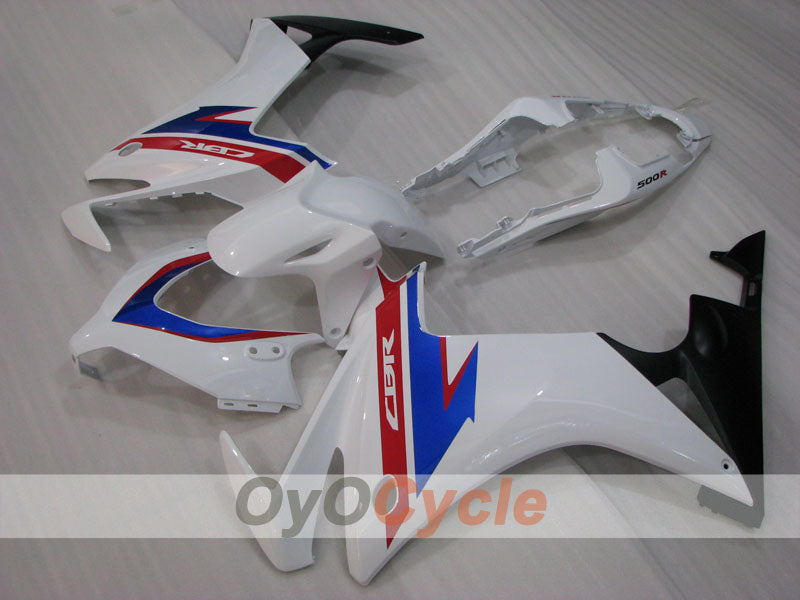 Injection Fairing kit for 13-15 CBR500R - Blue, White - Factory Style #OYO87904580 Main image