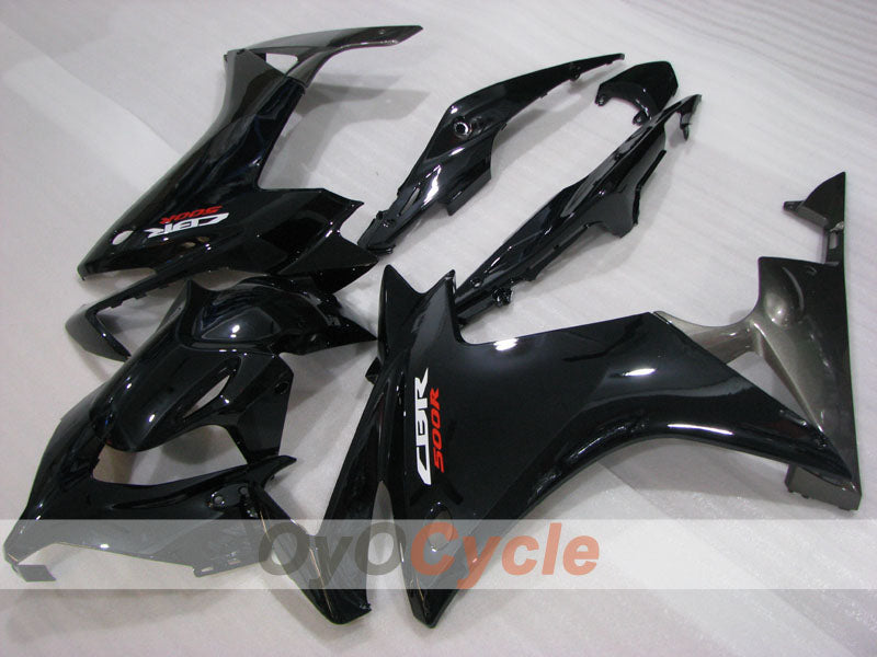 Injection Fairing kit for 13-15 CBR500R - Black - Factory Style #OYO87904582 Main image