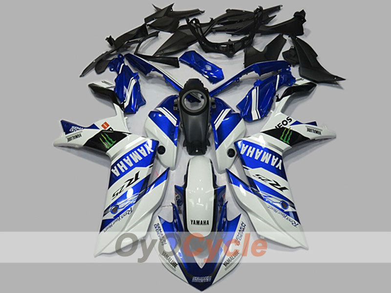 Injection Fairing kit for 14-15 YZF-R3 - Blue, White - Factory Style #OYO87904585 Main image