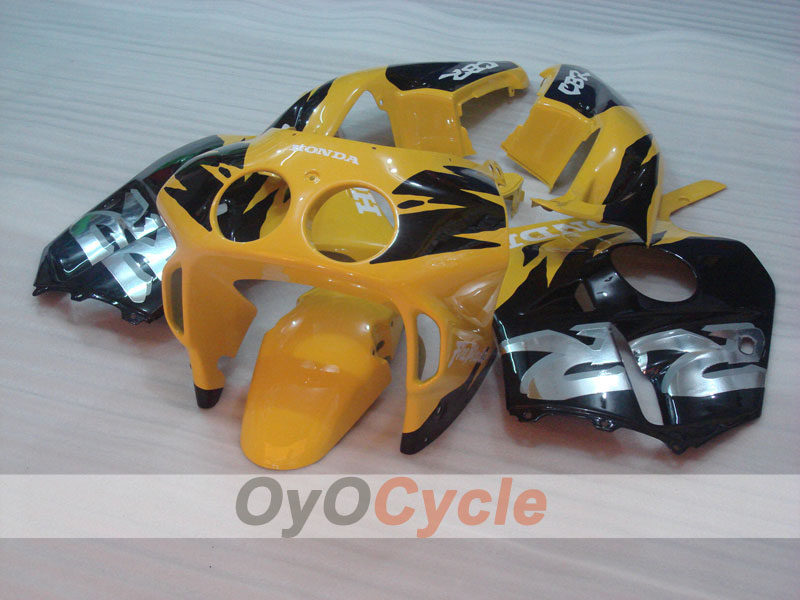 Injection Fairing kit for 90-94 CBR250RR - Yellow, Black - Factory Style #OYO87904758