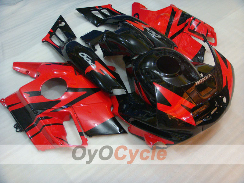 Fairing kit for 91-94 Honda CBR600 F2 - Red, White - Factory Style #OYO87904762 Secondary image