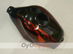 Fairing kit for 91-94 Honda CBR600 F2 - Red, Black - Flame #OYO87904763