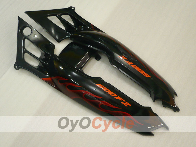 Fairing kit for 91-94 Honda CBR600 F2 - Red, Black - Flame #OYO87904763