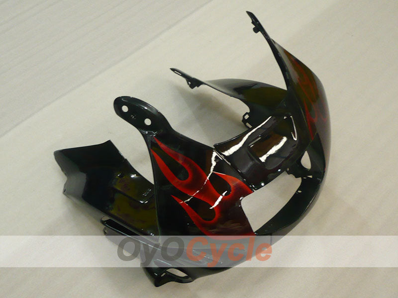 Fairing kit for 91-94 Honda CBR600 F2 - Red, Black - Flame #OYO87904763