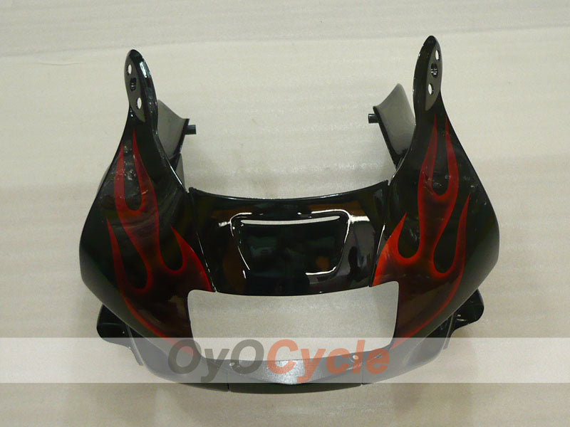 Fairing kit for 91-94 Honda CBR600 F2 - Red, Black - Flame #OYO87904763