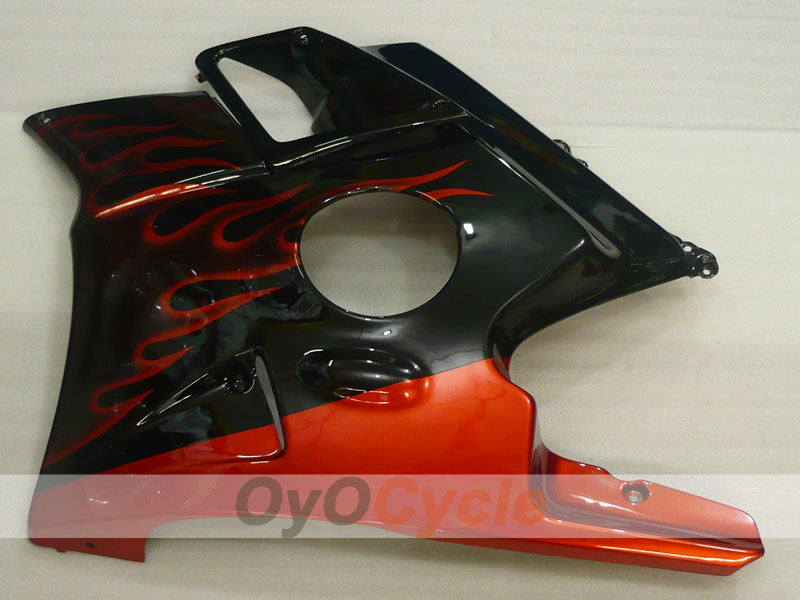 Fairing kit for 91-94 Honda CBR600 F2 - Red, Black - Flame #OYO87904763