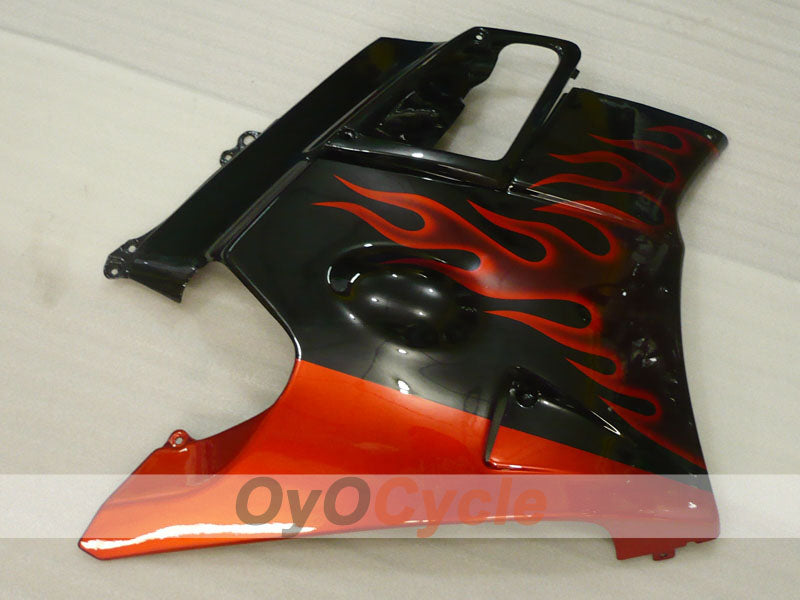 Fairing kit for 91-94 Honda CBR600 F2 - Red, Black - Flame #OYO87904763