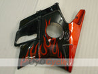 Fairing kit for 91-94 Honda CBR600 F2 - Red, Black - Flame #OYO87904763