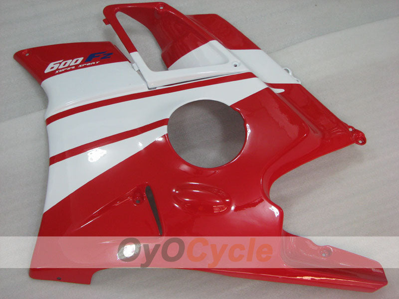 Fairing kit for 91-94 Honda CBR600 F2 - Red, White - Factory Style #OYO87904766