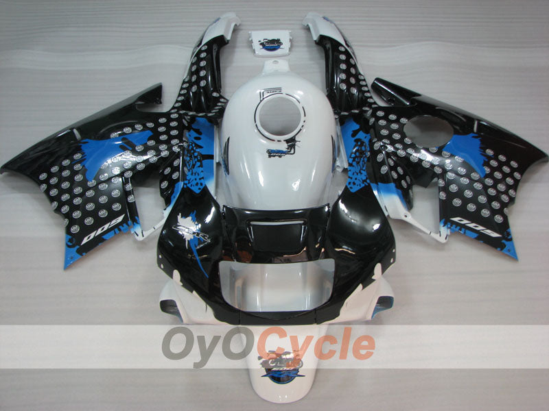 Fairing kit for 91-94 Honda CBR600 F2 - White, Black - Customize #OYO87904767