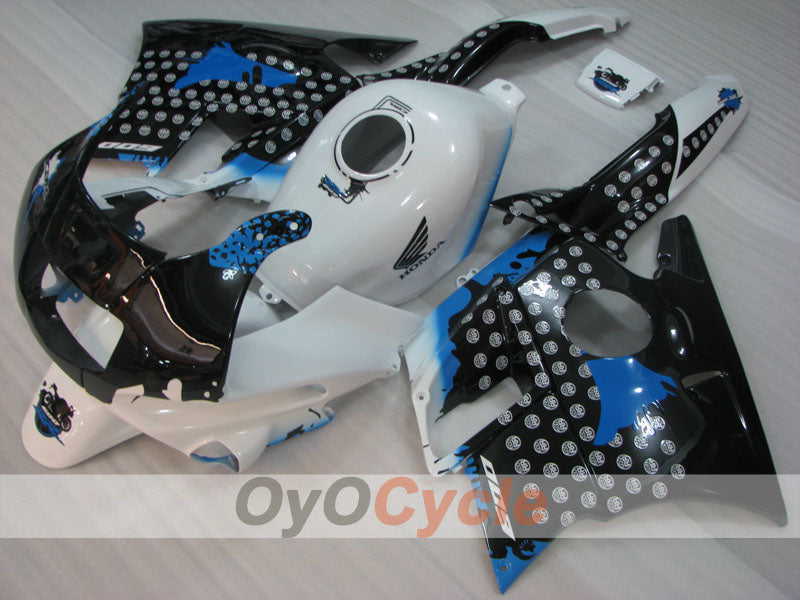 Fairing kit for 91-94 Honda CBR600 F2 - White, Black - Customize #OYO87904767