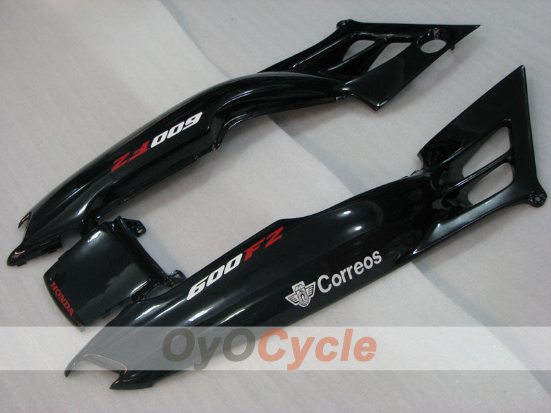 Fairing kit for 91-94 Honda CBR600 F2 - White, Black - West #OYO87904769