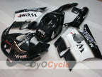 Fairing kit for 91-94 Honda CBR600 F2 - White, Black - West #OYO87904769