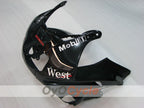 Fairing kit for 91-94 Honda CBR600 F2 - White, Black - West #OYO87904769