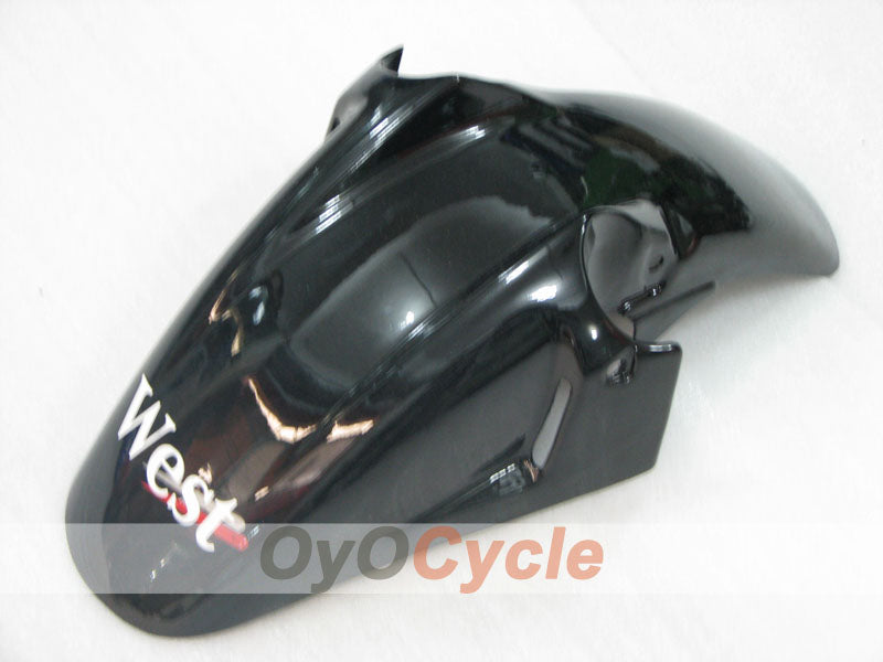 Fairing kit for 91-94 Honda CBR600 F2 - White, Black - West #OYO87904769