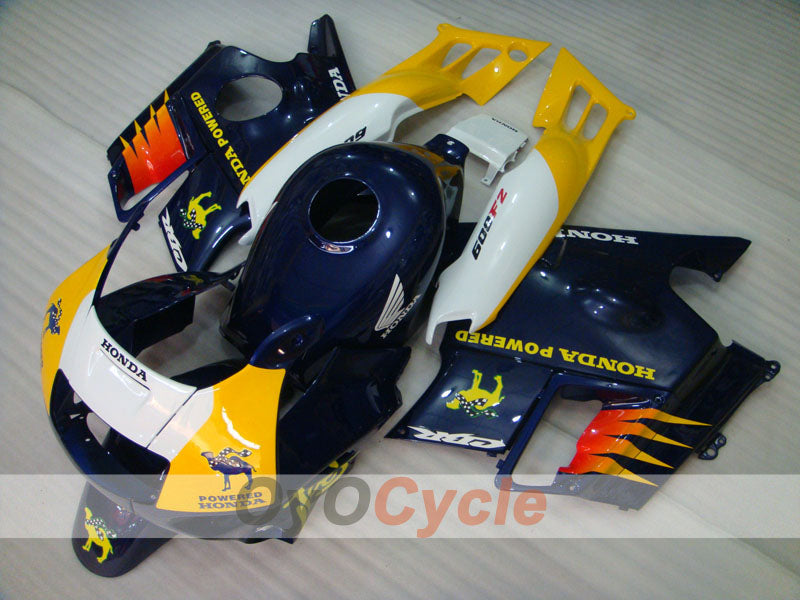 Fairing kit for 91-94 Honda CBR600 F2 - Yellow, Purple - Camel #OYO87904770 Main image