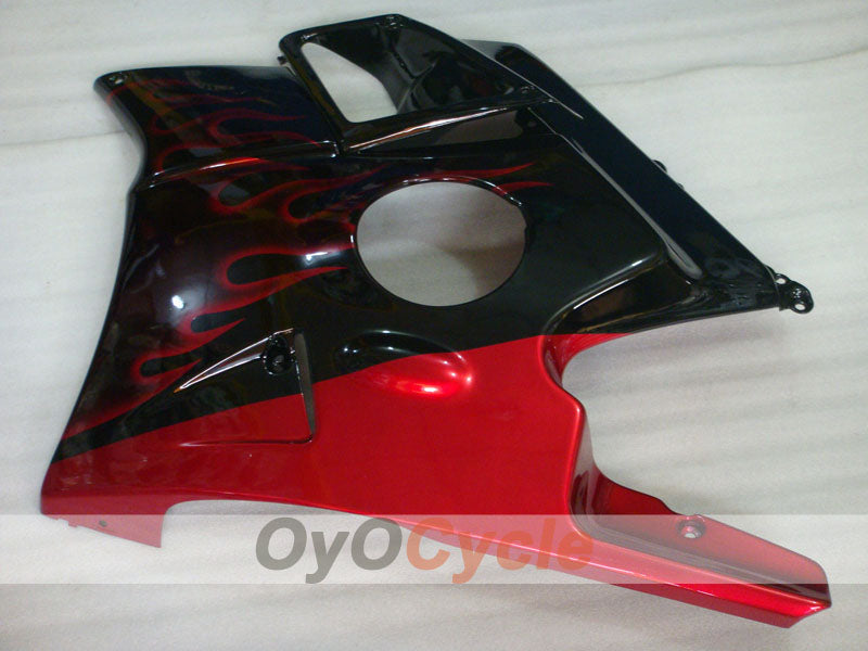 Fairing kit for 91-94 Honda CBR600 F2 - Red, Black - Flame #OYO87904771