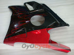 Fairing kit for 91-94 Honda CBR600 F2 - Red, Black - Flame #OYO87904771