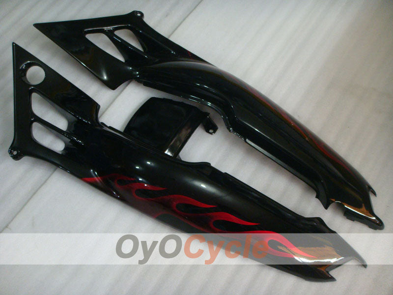 Fairing kit for 91-94 Honda CBR600 F2 - Red, Black - Flame #OYO87904771