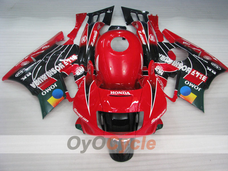 Fairing kit for 91-94 Honda CBR600 F2 - Red, Black - JOMO #OYO87904772 Secondary image