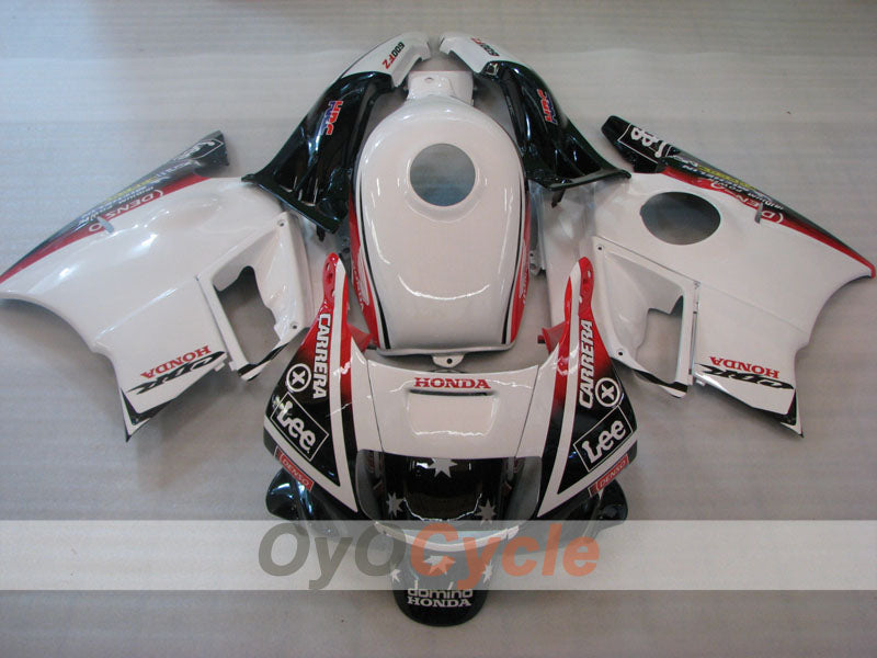 Fairing kit for 91-94 Honda CBR600 F2 - White, Black - Lee #OYO87904773