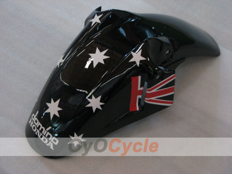 Fairing kit for 91-94 Honda CBR600 F2 - White, Black - Lee #OYO87904773