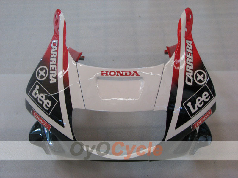 Fairing kit for 91-94 Honda CBR600 F2 - White, Black - Lee #OYO87904773