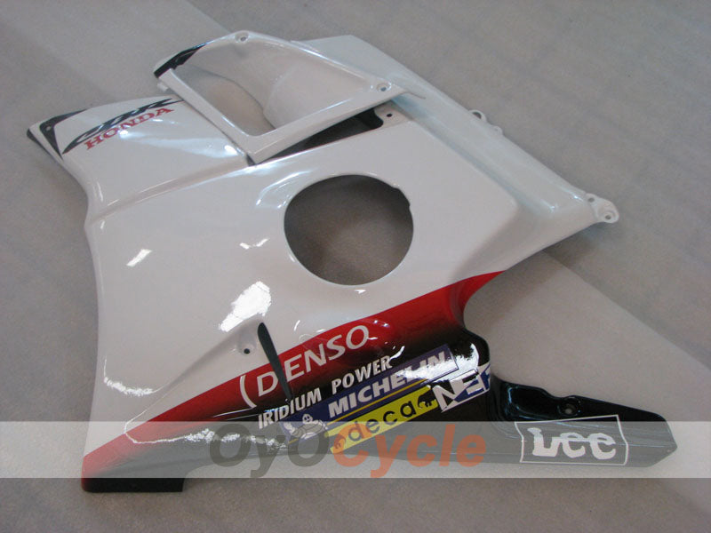 Fairing kit for 91-94 Honda CBR600 F2 - White, Black - Lee #OYO87904773