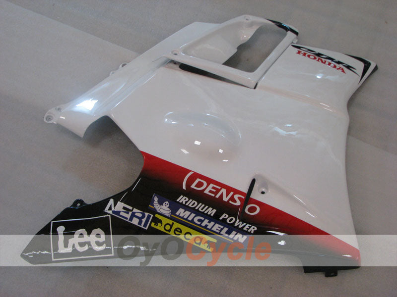 Fairing kit for 91-94 Honda CBR600 F2 - White, Black - Lee #OYO87904773