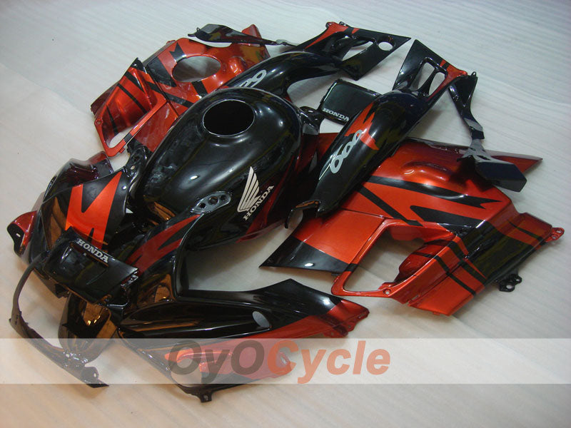 Fairing kit for 91-94 Honda CBR600 F2 - Orange, Black - Factory Style #OYO87904775