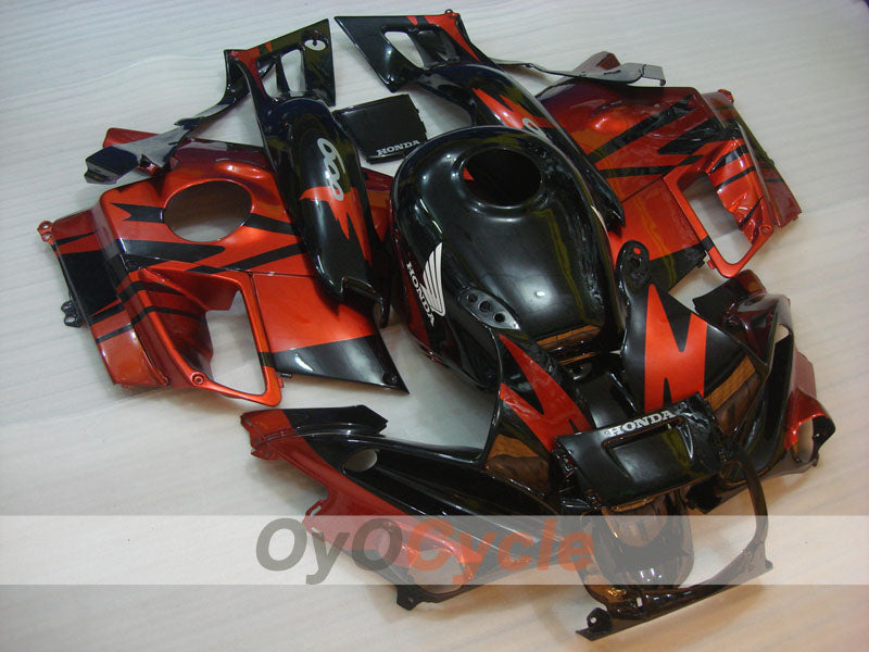 Fairing kit for 91-94 Honda CBR600 F2 - Orange, Black - Factory Style #OYO87904775 Main image