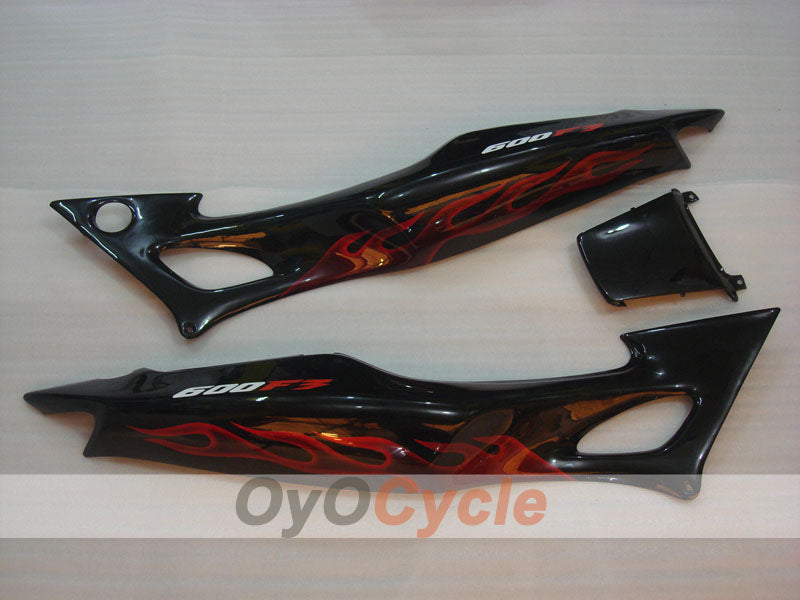 Injection Fairing kit for 95-96 CBR600F3 - Red, Black - Flame #OYO87904777