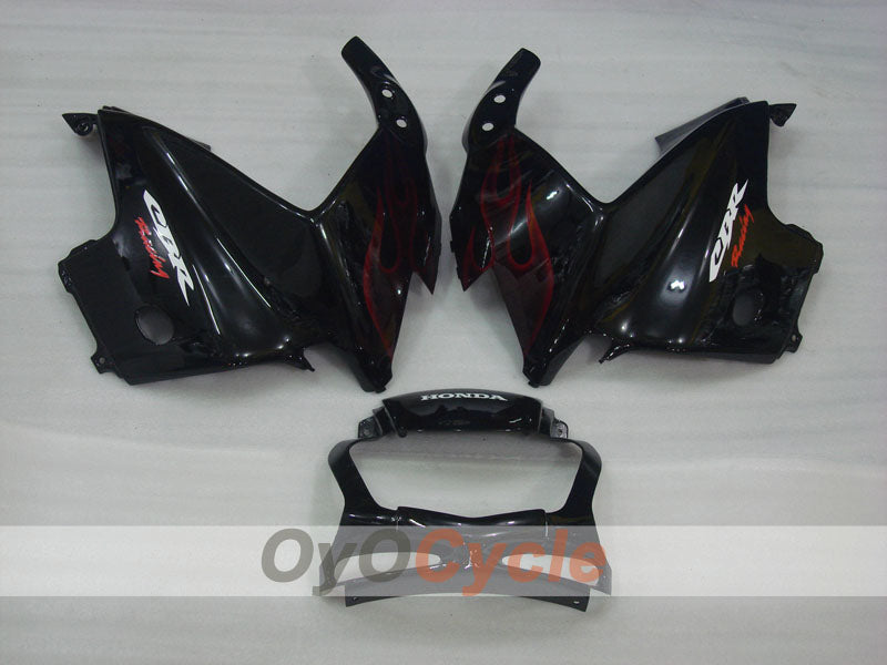 Injection Fairing kit for 97-98 CBR600F3 - Red, Black - Flame #OYO87904799