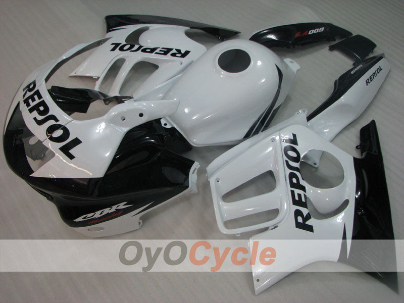Injection Fairing kit for 95-96 CBR600F3 - White, Black - Repsol #OYO87904779 Main image