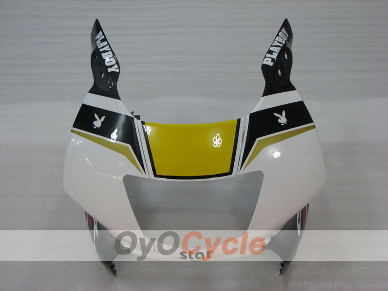 Injection Fairing kit for 95-96 CBR600F3 - White, Black - PlayBoy #OYO87904780