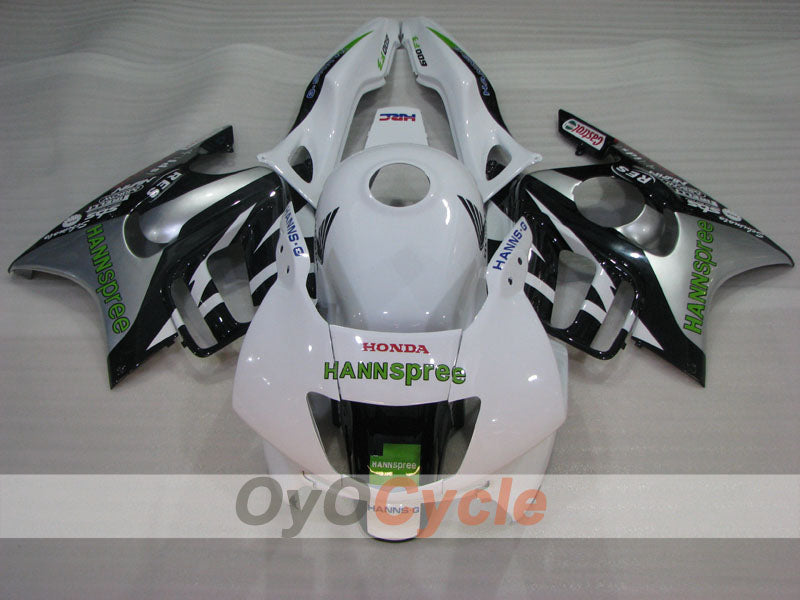 Injection Fairing kit for 95-96 CBR600F3 - White, Black - HANN Spree #OYO87904781 Secondary image