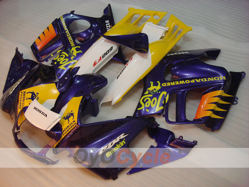 Injection Fairing kit for 97-98 CBR600F3 - Yellow, Blue - Camel #OYO87900060
