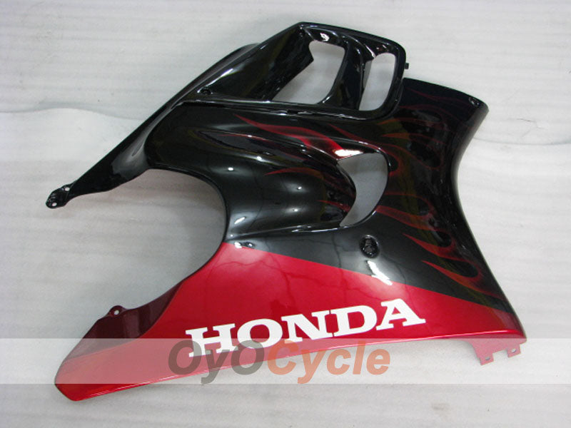 Injection Fairing kit for 97-98 CBR600F3 - Red, Black - Flame #OYO87900066