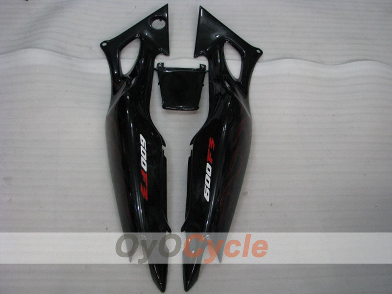 Injection Fairing kit for 95-96 CBR600F3 - Red, Black - Flame #OYO87900018