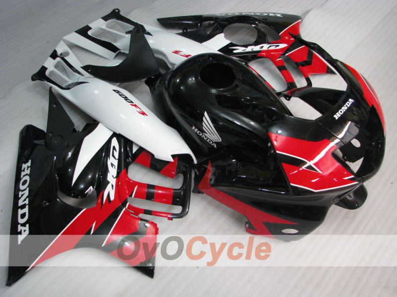 Injection Fairing kit for 95-96 CBR600F3 - Red, Black - Factory Style #OYO87900025 Main image