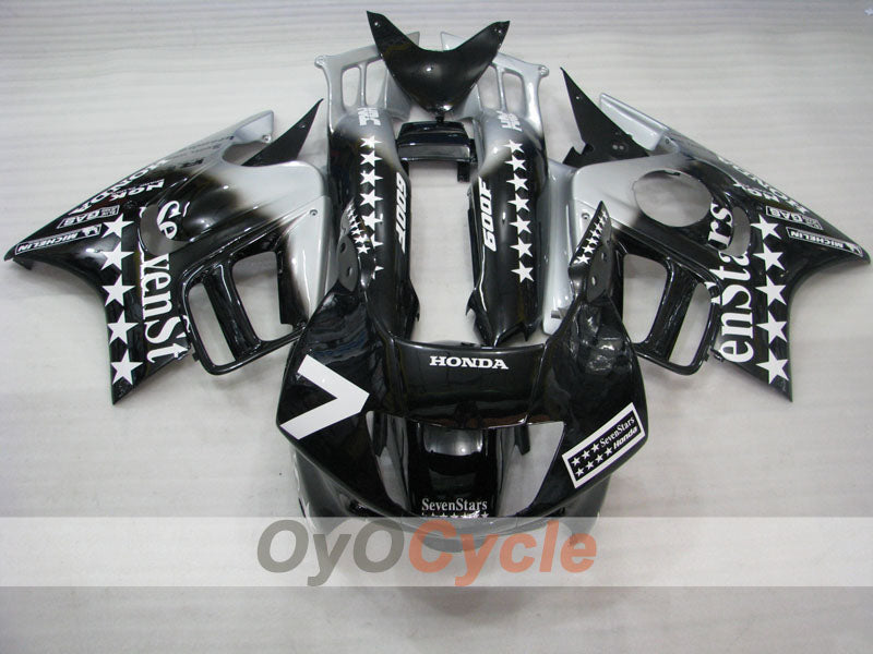 Injection Fairing kit for 97-98 CBR600F3 - Black, Grey - SevenStars #OYO87900102 Secondary image