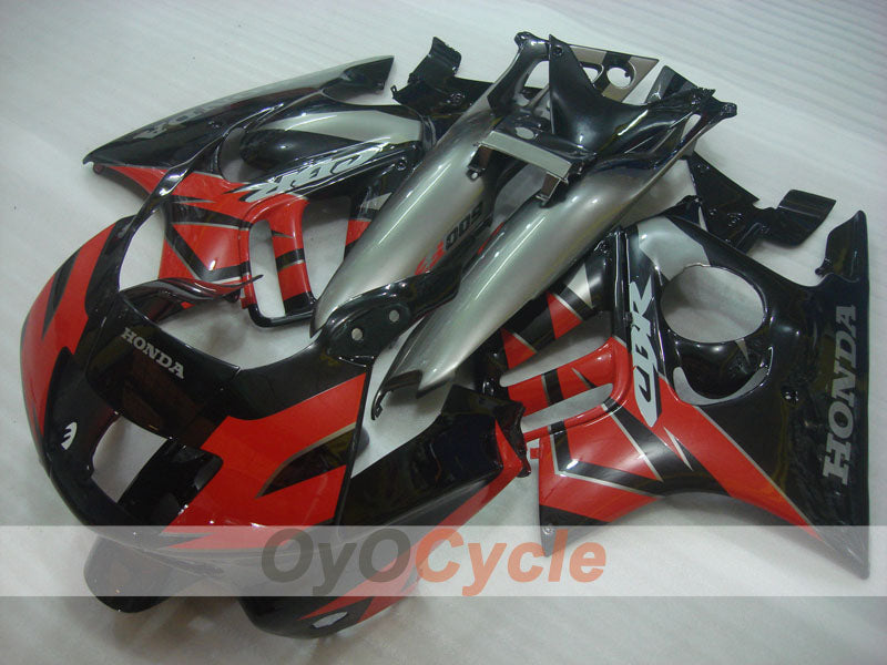 Injection Fairing kit for 97-98 CBR600F3 - Red, Black - Factory Style #OYO87900084